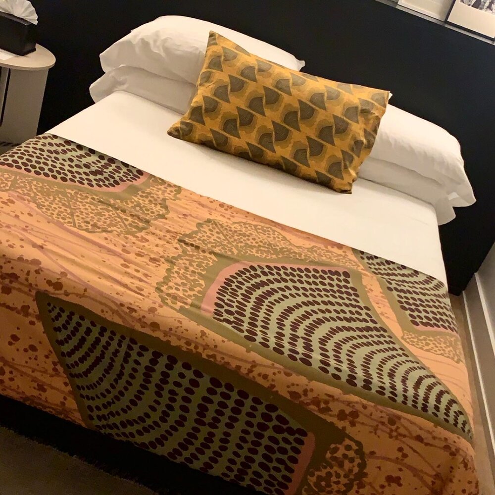 Ankara Silk Pillowcase and Du Rag