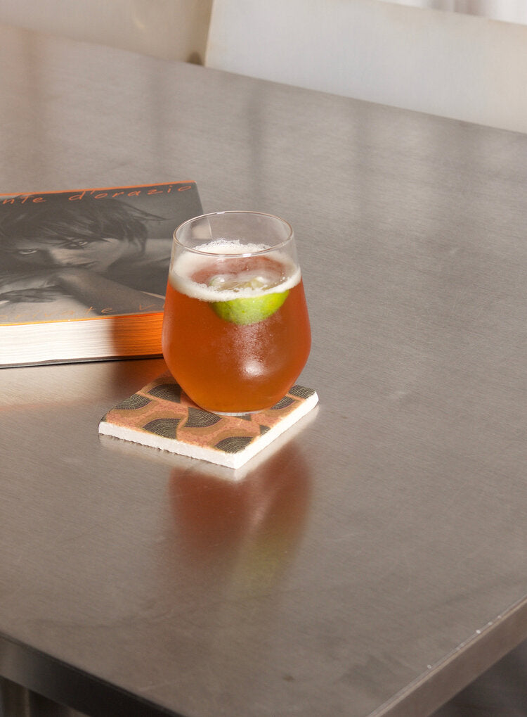 Tumbled Ankara Coaster