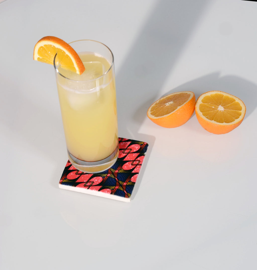 Tumbled Ankara Coaster