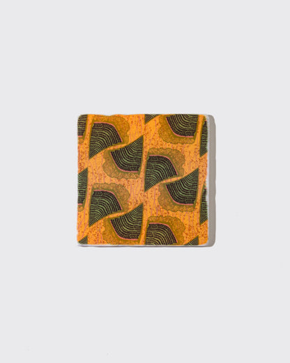 Tumbled Ankara Coaster