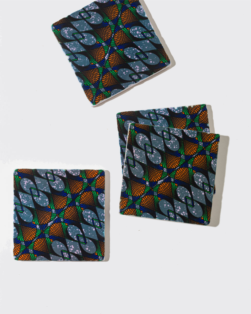 Tumbled Ankara Coaster