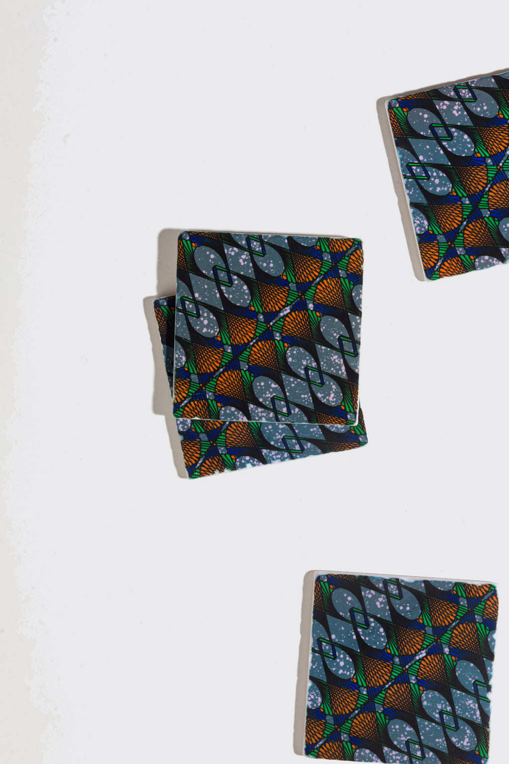 Tumbled Ankara Coaster