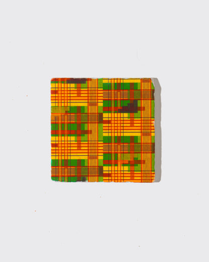 Tumbled Ankara Coaster